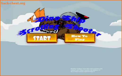 Dino Ship Scrolling Shooter screenshot