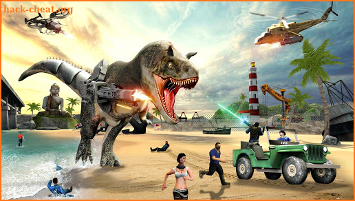 Dino T-Rex Simulator 3D screenshot
