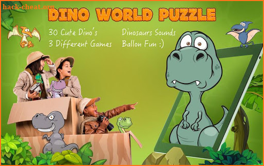 Dino World Kids Puzzle screenshot