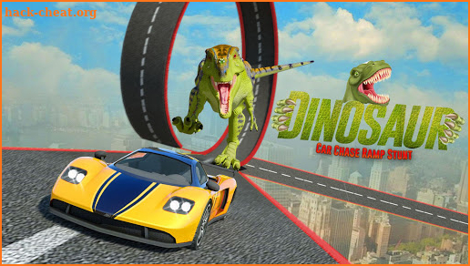 Dinosaur Car Chase Ramp Stunts screenshot