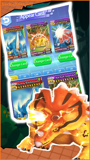 Dinosaur Card Battle screenshot