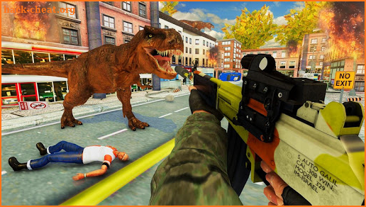 Dinosaur City Attack: Hungry Dino Simulator screenshot