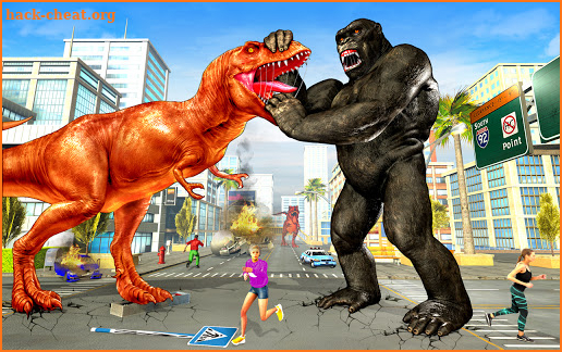 Dinosaur City Rampage Angry Dinosaur Attack Games screenshot