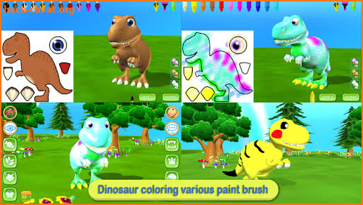Dinosaur Coloring 3D - AR Cam screenshot