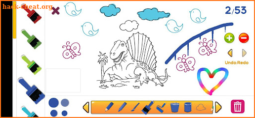 Dinosaur coloring books screenshot