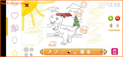 Dinosaur coloring books screenshot