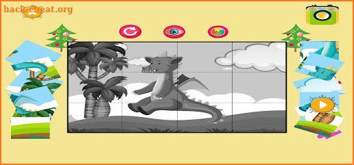 Dinosaur Coloring Games - Dinosaurs Jigsaw Puzzle screenshot
