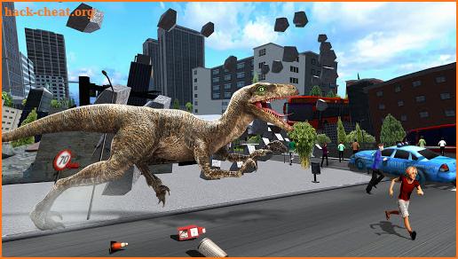 Dinosaur Destroy City Game screenshot