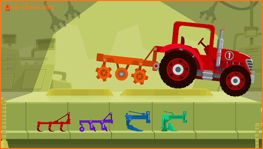 Dinosaur Farm Free - Tractor screenshot