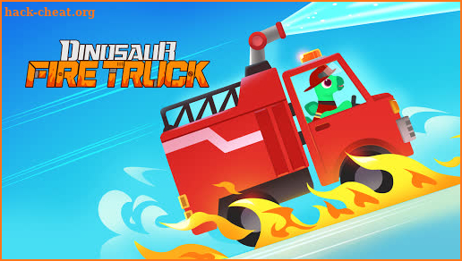 Dinosaur Fire Truck - Firefighting games for kids screenshot