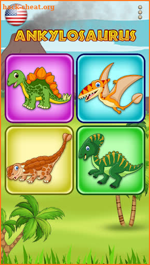 Dinosaur names island screenshot
