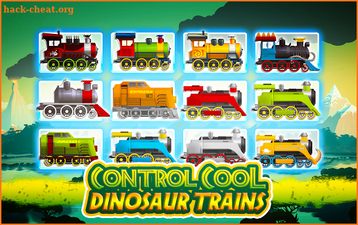Dinosaur Park Train Race screenshot