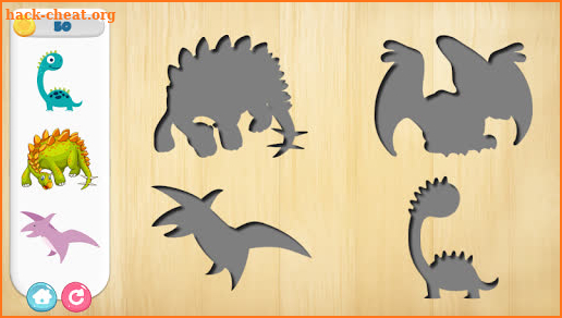 Dinosaur Puzzle & Coloring Game screenshot