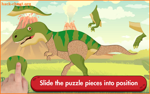 Dinosaur Puzzles Lite - dino puzzle game for kids screenshot