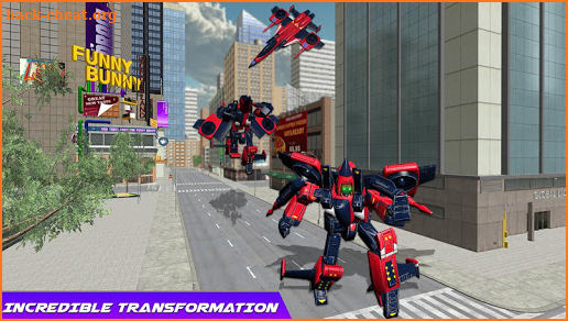 Dinosaur Robot Games : Raptor Jet Robot Transform screenshot
