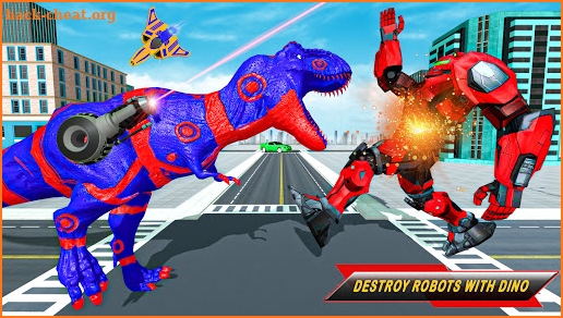 Dinosaur Robot Transform: Jet Robot Dino Transport screenshot