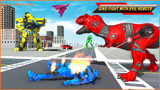 Dinosaur Robot Transform: Jet Robot Dino Transport screenshot