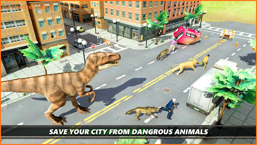 Dinosaur Simulation 2017- Dino City Hunting screenshot