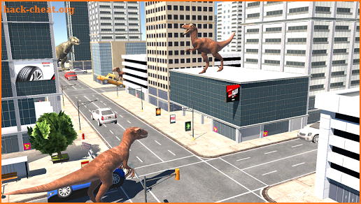 Dinosaur Simulator - City destroy screenshot
