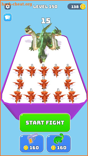 Dinosaurs Battle - Merge 3D screenshot