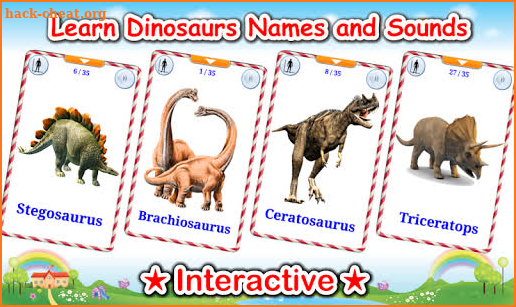 Dinosaurs Cards PRO screenshot