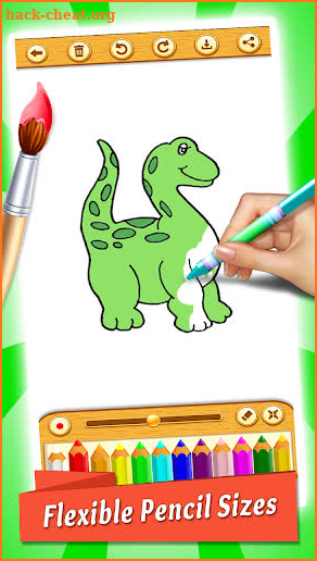 Dinosaurs Coloring Book & Draw screenshot
