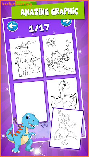 Dinosaurs Coloring Book Super Game screenshot