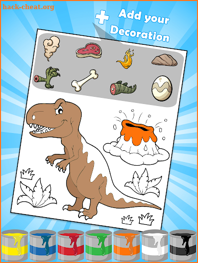 Dinosaurs Coloring Pages 2 screenshot