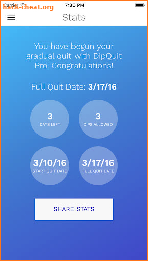 DipQuit Pro: Quit Dipping Smokeless Tobacco screenshot