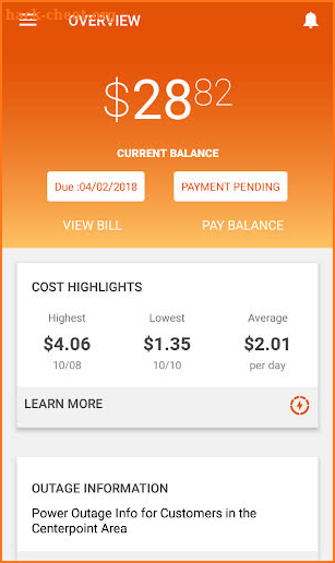 Direct Energy Account Manager screenshot