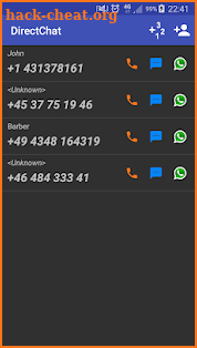 DirectChat - Simple Contact Manager screenshot