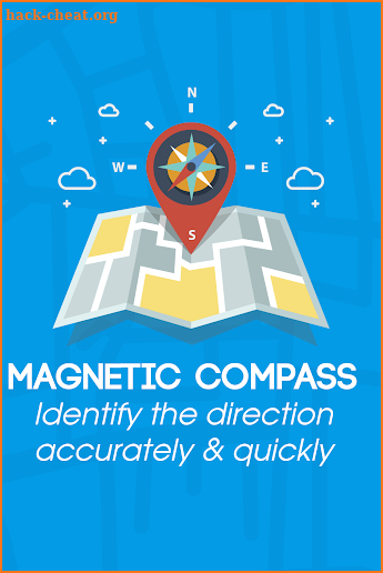 Direction Compass - Magnetic Compass. screenshot