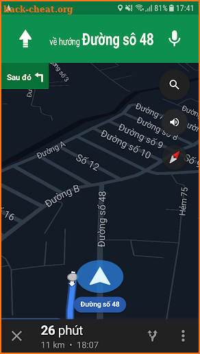 Directions Map screenshot