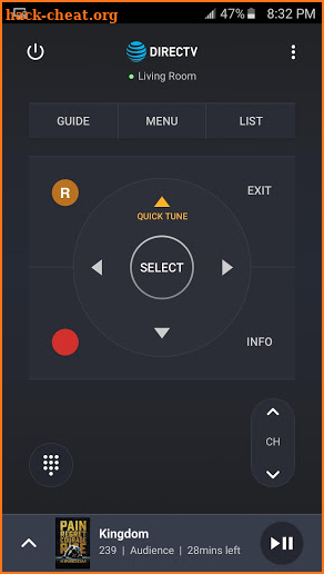 DIRECTV Remote App screenshot