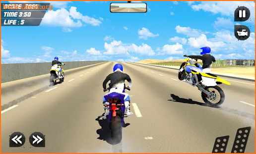 Dirt Bike Rider Stunt Race 3D screenshot