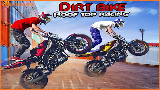 Dirt Bike Roof Top Racing Motocross ATV race games screenshot