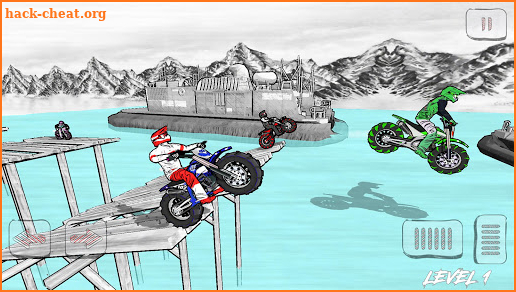 Dirt Bike Sketchy Race screenshot