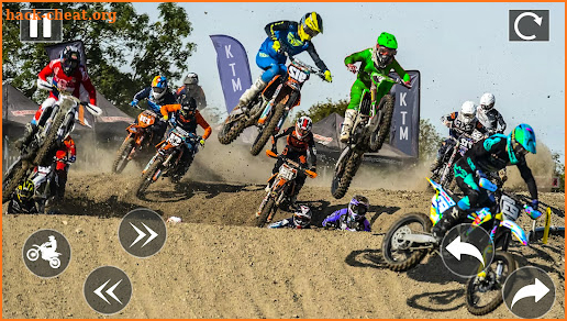 Dirt Bike Stunt Motocross Game screenshot