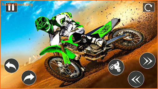 Dirt Bike Stunt Motocross Game screenshot