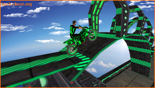 Dirt Bike Stunt track: Motocross Racing Game screenshot