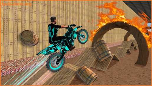 Dirt Bike Stunt track: Motocross Racing Game screenshot