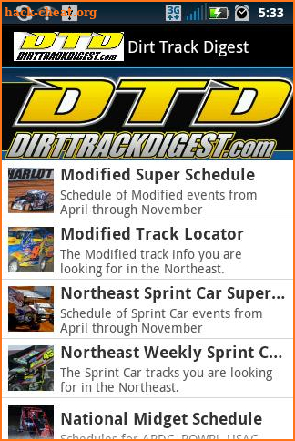 Dirt Track Digest screenshot
