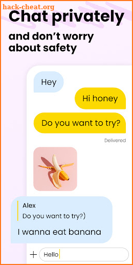 Dirty talks: Dating app screenshot