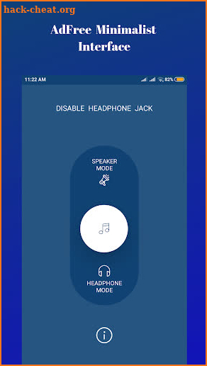 Disable Headphone(Enable Speaker) screenshot