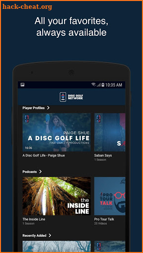 Disc Golf Network screenshot