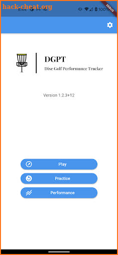 Disc Golf Performance Tracker screenshot