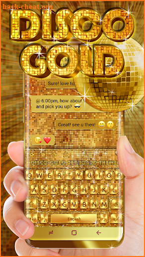 Disco Gold Keyboard screenshot