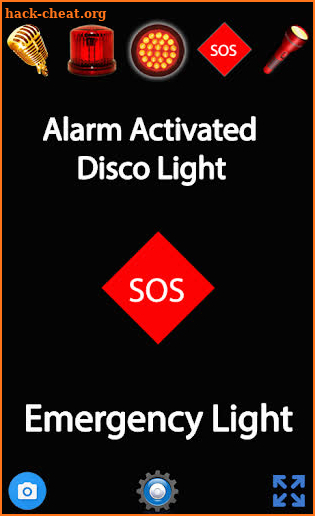 Disco light with flashlight screenshot
