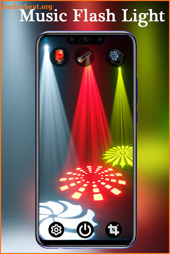 Disco lights flashlight screenshot