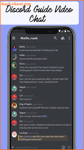 Discord Guide Video Chat screenshot
